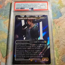 Magic: The Gathering Final Fantasy Surge Foil - Squall, SeeD Mercenary - PSA 10 - Image 1