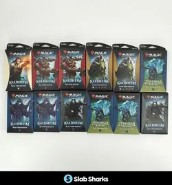 MAGIC THE GATHERING KALDHEIM WHITE RED BLACK BLUE VIKING HANGER SEALED LOT - Image 1