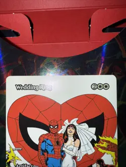 Wedding Ring Magic The Gathering Spider-Man Mythic Rare Borderless Artifact 0007 - Image 3