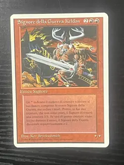 Magic MTG Italian Revised Keldon Warlord Artist Proof Near Mint - Only 50 Exist! - Image 1