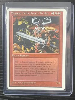 Magic MTG Italian Revised Keldon Warlord Artist Proof Near Mint - Only 50 Exist! - Image 3