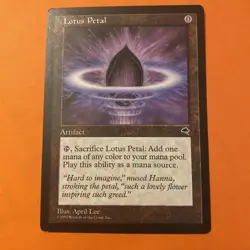 Magic The Gathering - Lotus Petal Tempest Regular 1997 - Image 1