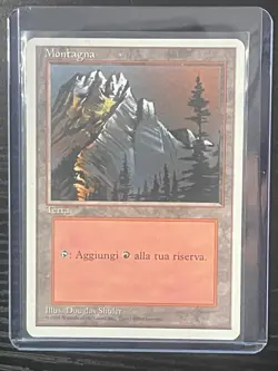 Magic MTG Italian Revised Mountain Artist Proof Near Mint - Only 50 Exist! - Image 3