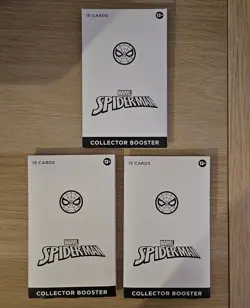 Magic The Gathering MTG Marvel Spiderman SEALED Collector Booster Packs X3 - Image 1