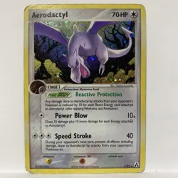 Aerodactyl 1/92 Legend Maker Reverse Holo Pokemon: HOLO Rare - DAMAGED / PLAYED - Image 1