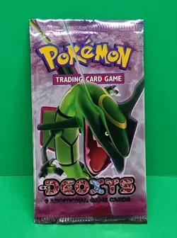 EMPTY 2005 Pokemon EX Deoxys Booster Pack Rayquaza Artwork Opened No Cards Nice - Image 2