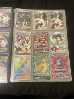 Binder Collection Huge Pokemon Card TCG Lot Ex, Full Arts, Gold, NM - LP - Image 5