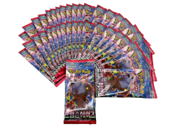 Lot (30) Pokemon TCG: Crimson Haze SV5A Booster Pack Sealed Korean #5 - Image 1