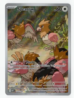 Pokemon TCG - Spearow 151/132 Illustration Rare - Pack Fresh - Mega Evolution - Image 1