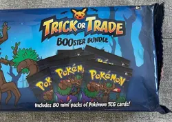 Pokemon TCG Trick or Trade BOOster Bundle 80 Mini Packs 2024 NEW SEALED - Image 2