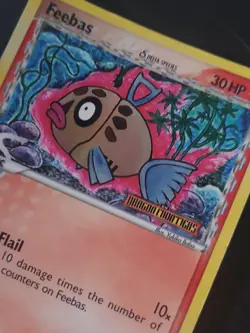 Feebas EX Dragon Frontiers (Reverse Holo) 49/101 - Pokemon TCG 2006 - MP - Image 2