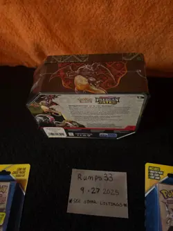 Pokemon Tcg Paldean Fates Great Tusk EX Tin New Factory Sealed - Image 5