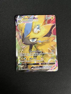 Pokemon TCG Zeraora VMAX GG42/GG70 Crown Zenith: Galarian Gallery Ultra Rare - Image 1
