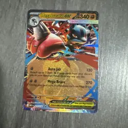 Mega Lucario Ex 77/132 Mega Evolution MEG -Near Mint- Pokemon TCG - Image 1