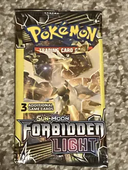 2018 Pokemon TCG - Sun & Moon Forbidden Light Booster Pack - Sealed - Image 1