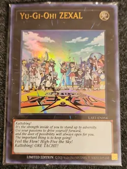 Yu-Gi-Oh! ZEXAL - Ultra Rare Sealed Lost Art Promotion LART-EN054 Promo Yugioh - Image 1