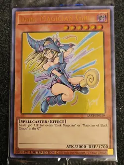 Yugioh SEALED LART Dark Magician Girl LART-EN019 English Ultra Rare - Image 1