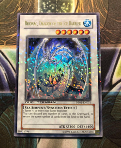 BRIONAC, DRAGON OF THE ICE BARRIER * DUEL TERMINAL ULTRA RARE DT01-EN031 YUGIOH! - Image 1