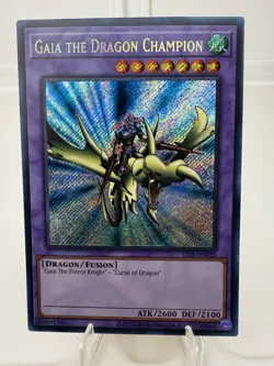 Yugioh Gaia the Dragon Champion LOB-EN125 Secret Rare 25th Anniversary - Image 1