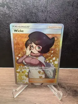 Pokemon Card - Wicke (Full Art) SM - Burning Shadows 147/147 Ultra Rare - Image 1