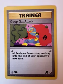 Goop Gas Attack 78/82 2000 Team Rocket 1st Edition Pokemon Card Vintage - Nm/lp - Image 1