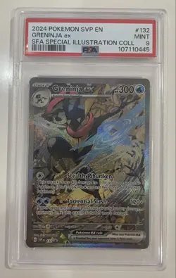 Greninja EX Promo Card PSA 9 Mint 2024 SFA Special Illustration - Image 1