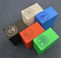 3d printed deck box - Magic MTG - Choose your colors! - BULK DISCOUNT - Image 1