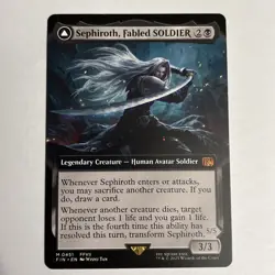 MTG Magic the Gathering Sephiroth, Fabled SOLDIER (451/764) TOKEN INCLUDED!!!! - Image 1