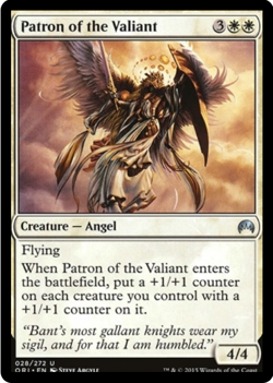 Patron of the Valiant 28/272 Magic Origins MTG Uncommon - Image 1
