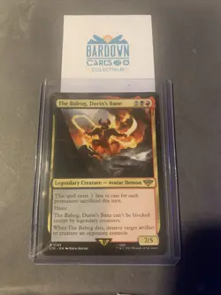 MTG The Balrog, Durin's Bane - 195 / English / Near Mint - Image 1