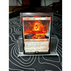 The Fire Crystal Final Fantasy MTG Rare 0135 NM! non - Image 1