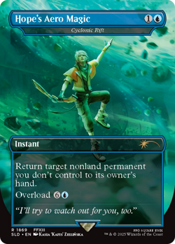 Hope's Aero Magic #1869 | Near Mint FOIL | Secret Lair Drop Magic MTG - Image 1