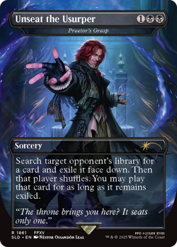 Unseat the Usurper #1861 | Near Mint FOIL | Secret Lair Drop Magic MTG - Image 1