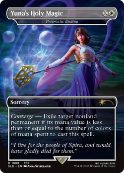 Yuna's Holy Magic #1868 | Near Mint | Secret Lair Drop Magic MTG - Image 1