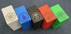 3D Printed Deck Box - Magic MTG - Holds 60 sleeved cards, 100 unsleeved - Image 3