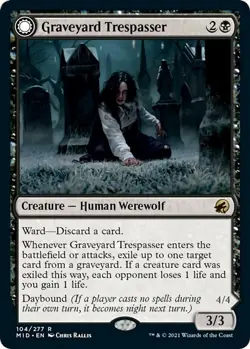 Graveyard Trespasser - Innistrad: Midnight Hunt - Magic The Gathering - MTG - Image 1