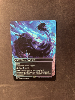 MTG: Creeping Tar Pit 0009 Borderless Edge of Eternities: Stellar Sights Regular - Image 1