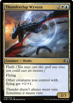 Thunderclap Wyvern 218/272 Magic Origins MTG Uncommon - Image 1