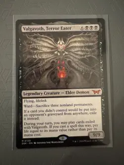 MTG Valgavoth, Terror Eater Normal NM Duskmourn: House of Horror Magic 120 - Image 1