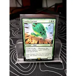 Magic the Gathering MTG Jumbo Cactuar FINAL FANTASY NM - Image 1