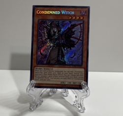 Yugioh Condemned Witch SOFU-EN028 Secret Rare Unlimited Light Played - Image 1