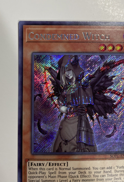 Yugioh Condemned Witch SOFU-EN028 Secret Rare Unlimited Light Played - Image 3