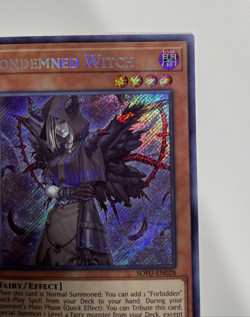 Yugioh Condemned Witch SOFU-EN028 Secret Rare Unlimited Light Played - Image 4