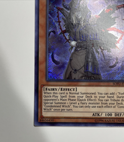 Yugioh Condemned Witch SOFU-EN028 Secret Rare Unlimited Light Played - Image 5