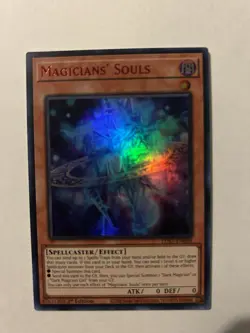 Yugioh - 1st Edition Magicians' Souls (Red) LDS3-EN088 Ultra Rare Holofoil Card - Image 1