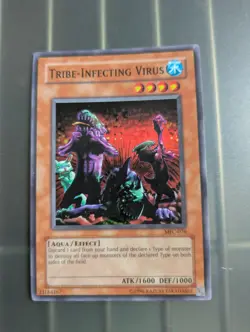 YUGIOH TRIBE-INFECTING VIRUS MFC-076 SUPER UNLIMITED ED LP 1996 - Image 1