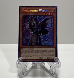 Yugioh Condemned Witch SOFU-EN028 Secret Rare Unlimited Light Played - Image 1