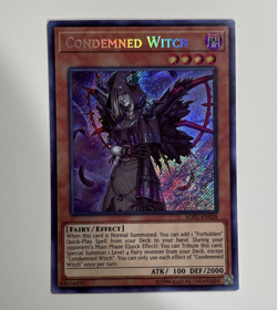 Yugioh Condemned Witch SOFU-EN028 Secret Rare Unlimited Light Played - Image 3