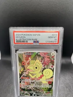 Pokemon TCG Kecleon Card PSA 10 Surging Sparks Illustration 213/191 - Image 2