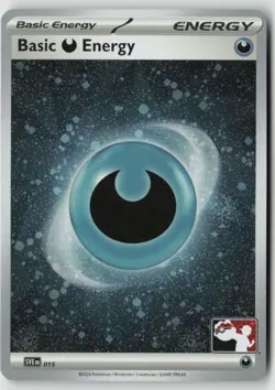 Basic Darkness Energy (Cosmo Holo) - 15 - Prize Pack Series Cards Holofoil- PTCG - Image 1